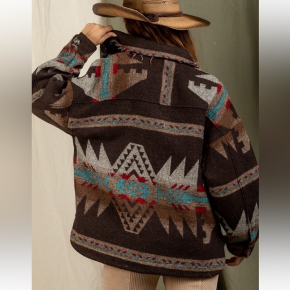 New. 1️⃣ Small left. Aztec Pattern Jacket - Picture 2 of 3